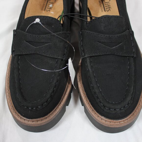 Cliffs by White Mountain Grafton Black Loafers Size 5.5 NWOB - Picture 4 of 12